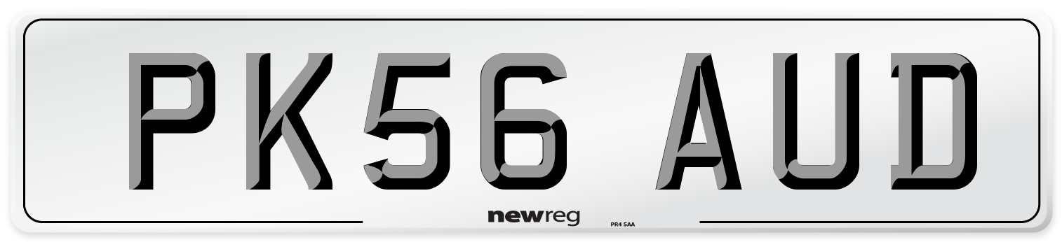 PK56 AUD Number Plate from New Reg